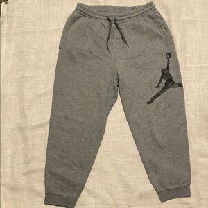 Nike Air Jordan Jumpman Classics Fleece Joggers Pants Gray Mens size M